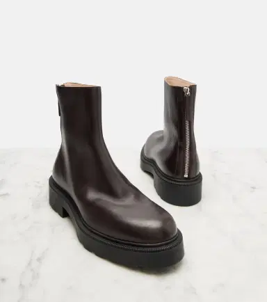 The Row Nobilis Fast leather ankle boots | Thumbnail 2 The Row Nobilis Fast leather ankle boots | Thumbnail 2