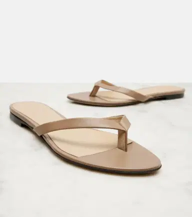 The Row Sacha leather thong sandals | Thumbnail 4