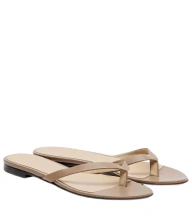 The Row Sacha leather thong sandals | Thumbnail 1