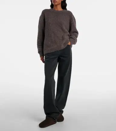 The Row Hudson shearling-lined suede mules | Thumbnail 5 The Row Hudson shearling-lined suede mules | Thumbnail 5