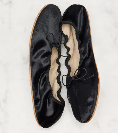 The Row Round velvet ballet flats | Thumbnail 4 The Row Round velvet ballet flats | Thumbnail 4