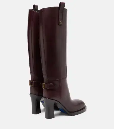 Burberry Cavalier 85 leather knee-high boots | Thumbnail 4