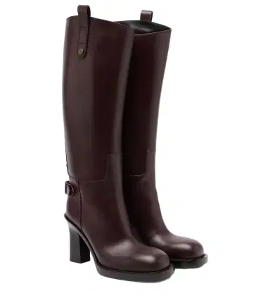 Burberry Cavalier 85 leather knee-high boots | Thumbnail 1