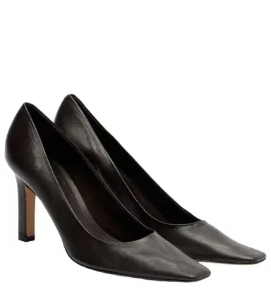 The Row Carla 80 leather pumps | Thumbnail 1 The Row Carla 80 leather pumps | Thumbnail 1