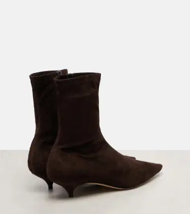 The Row Liisa 40 suede ankle boots | Thumbnail 4 The Row Liisa 40 suede ankle boots | Thumbnail 4
