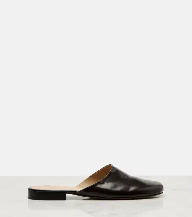The Row Penelope leather mules | Thumbnail 3