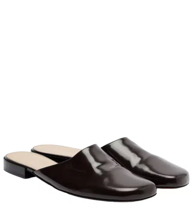 The Row Penelope leather mules