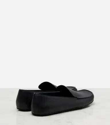 The Row Leo leather slip-on shoes | Thumbnail 2