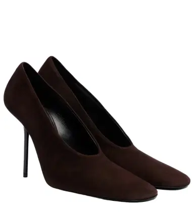 Victoria Beckham 100 suede pumps | Thumbnail 1 Victoria Beckham 100 suede pumps | Thumbnail 1
