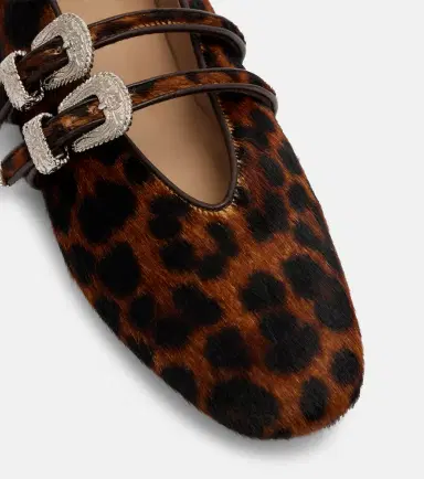 Le Monde Béryl Le Monde Béryl Claudia calf hair Mary Jane flats | Thumbnail 2 Le Monde Béryl Le Monde Béryl Claudia calf hair Mary Jane flats | Thumbnail 2