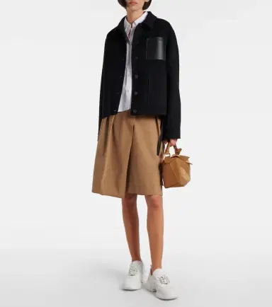 Roger Vivier Viv' On The Run leather-trimmed sneakers | Thumbnail 5 Roger Vivier Viv' On The Run leather-trimmed sneakers | Thumbnail 5