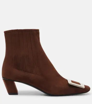 Roger Vivier Belle Vivier 45 suede ankle boots | Thumbnail 2 Roger Vivier Belle Vivier 45 suede ankle boots | Thumbnail 2