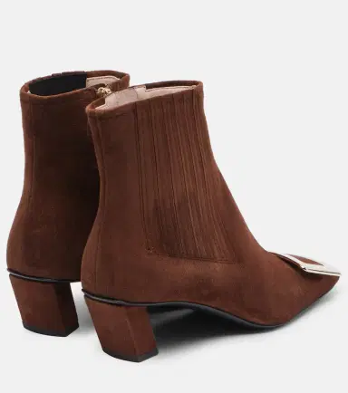 Roger Vivier Belle Vivier 45 suede ankle boots | Thumbnail 3 Roger Vivier Belle Vivier 45 suede ankle boots | Thumbnail 3