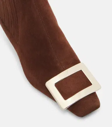 Roger Vivier Belle Vivier 45 suede ankle boots | Thumbnail 4 Roger Vivier Belle Vivier 45 suede ankle boots | Thumbnail 4