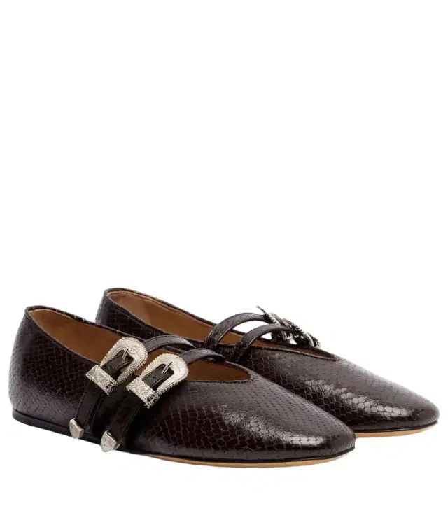 Le Monde Beryl Le Monde Béryl Claudia leather Mary Jane flats