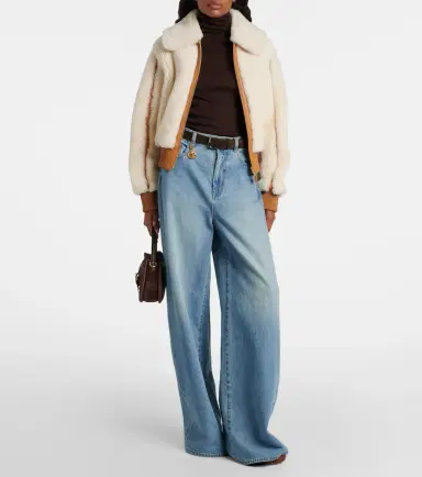 Zimmermann Story shearling bomber jacket | Thumbnail 3