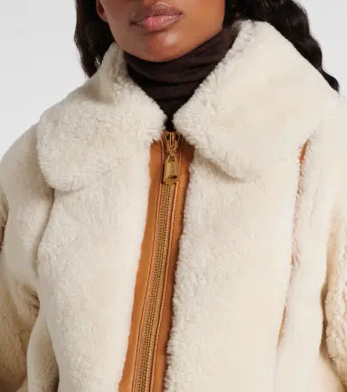 Zimmermann Story shearling bomber jacket | Thumbnail 4