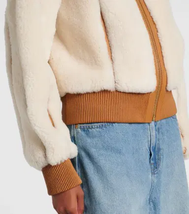 Zimmermann Story shearling bomber jacket | Thumbnail 5