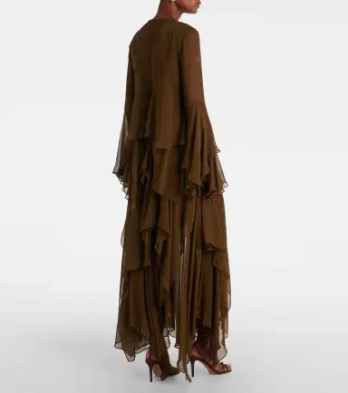 Zimmermann Draped silk organza gown | Thumbnail 2