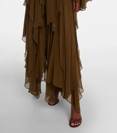 Zimmermann Draped silk organza gown | Thumbnail 4