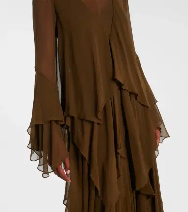 Zimmermann Draped silk organza gown | Thumbnail 5