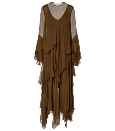 Zimmermann Draped silk organza gown | Thumbnail 1