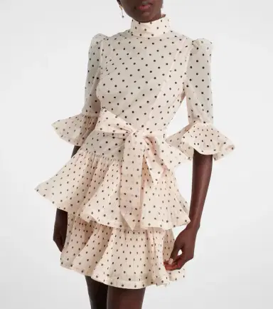 Zimmermann Polka-dot ruffled minidress | Thumbnail 2 Zimmermann Polka-dot ruffled minidress | Thumbnail 2