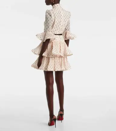 Zimmermann Polka-dot ruffled minidress | Thumbnail 7 Zimmermann Polka-dot ruffled minidress | Thumbnail 7