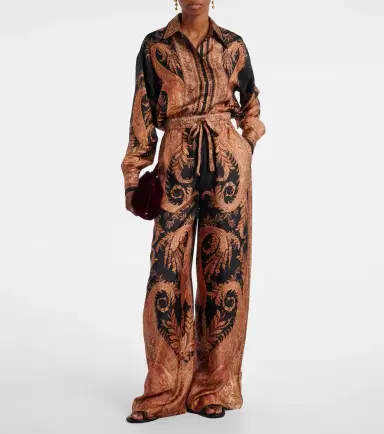 Zimmermann Hypnotic silk wide-leg pants | Thumbnail 5