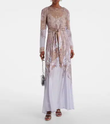 Zimmermann Hypnotic belted paisley maxi dress | Thumbnail 6