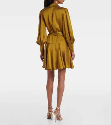 Zimmermann Silk satin wrap dress | Thumbnail 4