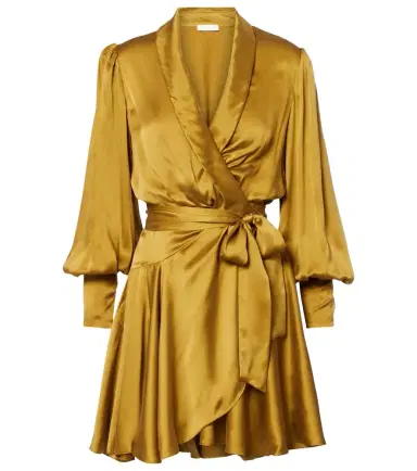 Zimmermann Silk satin wrap dress | Thumbnail 1