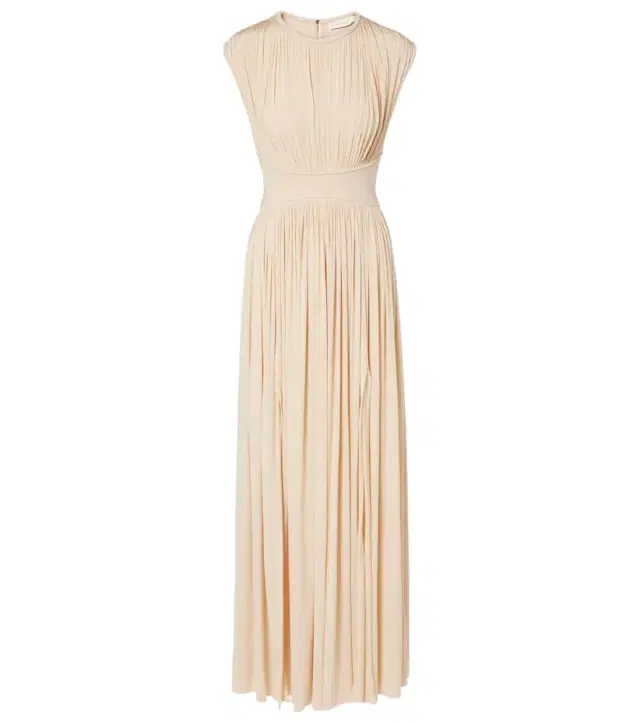 Hypnotic pleated maxi dress