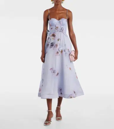 Zimmermann Hypnotic floral linen and silk bustier dress | Thumbnail 2 Zimmermann Hypnotic floral linen and silk bustier dress | Thumbnail 2