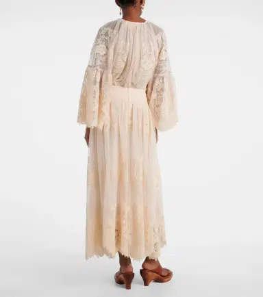 Zimmermann Hypnotic floral lace maxi skirt | Thumbnail 2