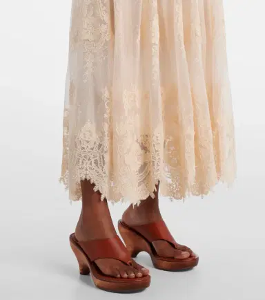 Zimmermann Hypnotic floral lace maxi skirt | Thumbnail 4