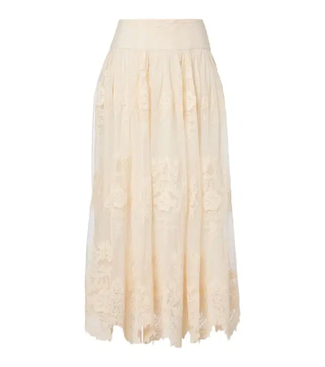 Zimmermann Hypnotic floral lace maxi skirt