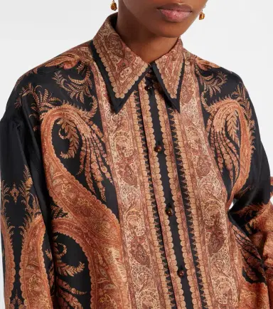 Zimmermann Hypnotic silk shirt | Thumbnail 3 Zimmermann Hypnotic silk shirt | Thumbnail 3
