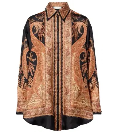 Zimmermann Hypnotic silk shirt | Thumbnail 1 Zimmermann Hypnotic silk shirt | Thumbnail 1