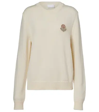 Moncler ogo virgin wool sweater | Thumbnail 1
