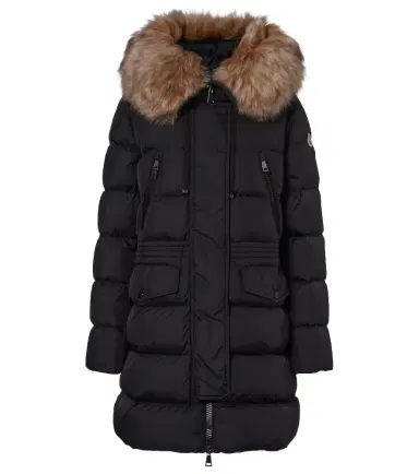 Moncler Aphroti shearling-trimmed hooded down coat | Thumbnail 1 Moncler Aphroti shearling-trimmed hooded down coat | Thumbnail 1