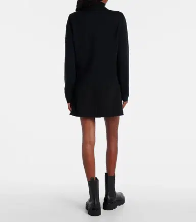 Moncler Down-paneled virgin wool cardigan | Thumbnail 3