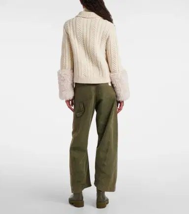 Moncler Cable-knit wool-blend cardigan | Thumbnail 5 Moncler Cable-knit wool-blend cardigan | Thumbnail 5