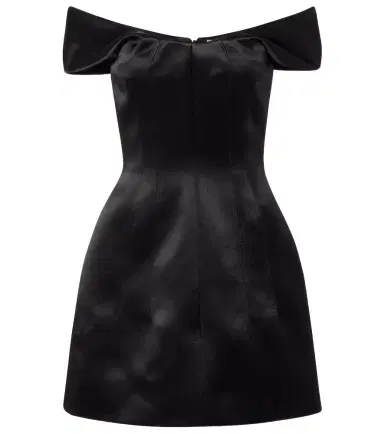Alexander McQueen Off-shoulder satin minidress | Thumbnail 1
