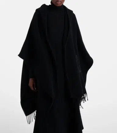 Moncler Fringed virgin wool cape | Thumbnail 6 Moncler Fringed virgin wool cape | Thumbnail 6
