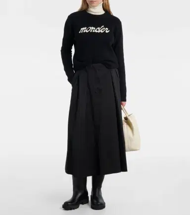Moncler Cotton midi skirt | Thumbnail 5 Moncler Cotton midi skirt | Thumbnail 5
