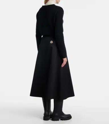 Moncler Cotton midi skirt | Thumbnail 6 Moncler Cotton midi skirt | Thumbnail 6