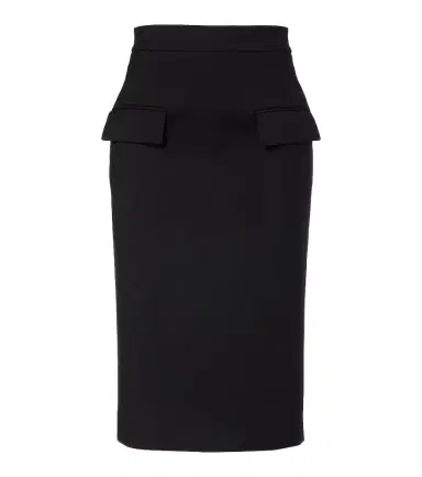 Alexander McQueen High-rise wool gabardine pencil skirt | Thumbnail 1 Alexander McQueen High-rise wool gabardine pencil skirt | Thumbnail 1