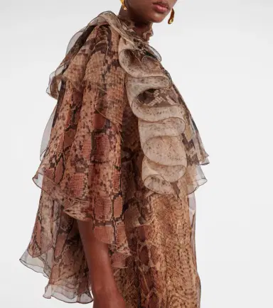 Zimmermann Memento ruffled silk gown | Thumbnail 3 Zimmermann Memento ruffled silk gown | Thumbnail 3
