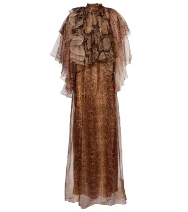 Zimmermann Memento ruffled silk gown | Thumbnail 1 Zimmermann Memento ruffled silk gown | Thumbnail 1